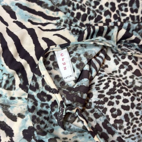 Natori Cruz animal print chemise, nightgown, xl - Picture 4 of 6